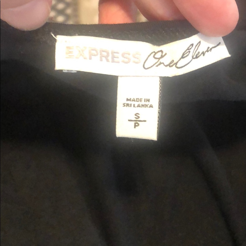 Black long sleeved body suit